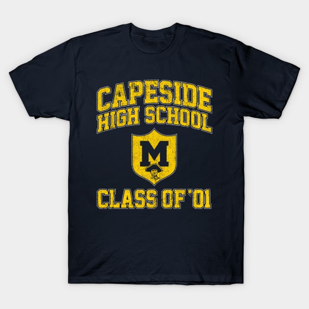 Capside High School Class of 01 (Dawson's Creek) T-Shirt by huckblade